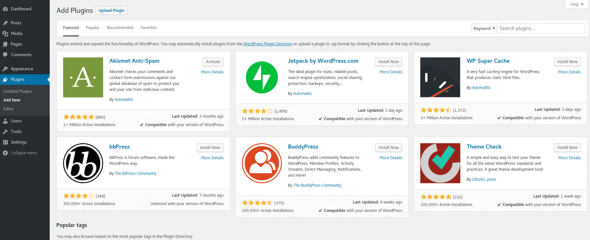 WordPress Twitter - Plugin gallery